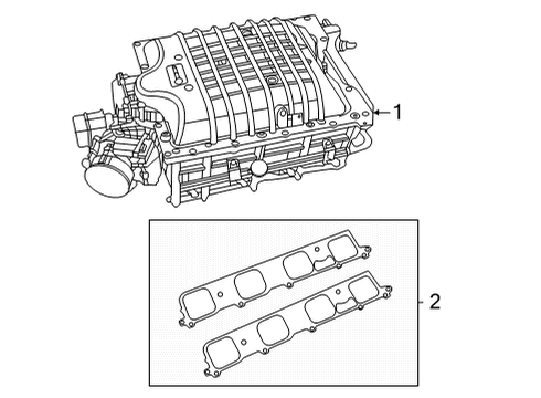Supercharger Diagram for 68517453AE