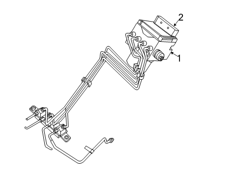 Anti-Lock Brake System Diagram for 68436462AM