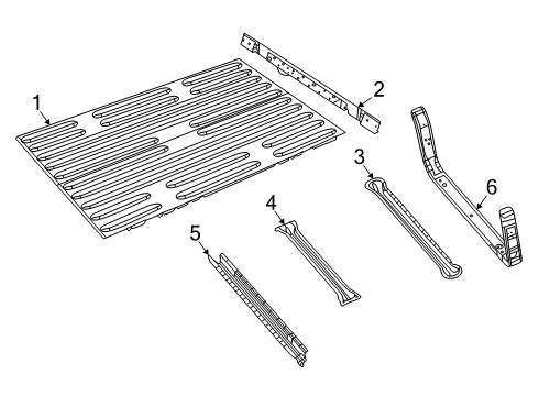 C/MEMBER-REAR BOX Diagram for 68276811AB