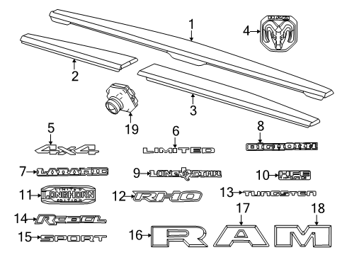 Camera Diagram for 56029954AA