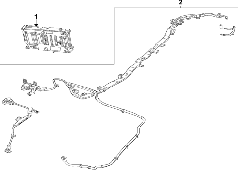 48 VOLT HYBRID BATTERY Diagram for 68427897AA