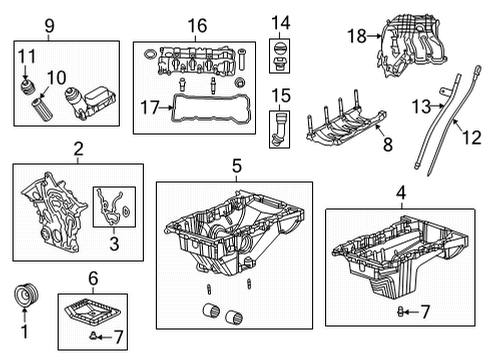 Engine Oil Indicator Tube Diagram for 68450895AA