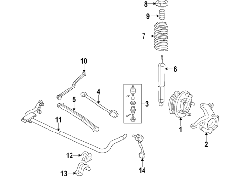 LINK-STABILIZER BAR Diagram for 68533955AA