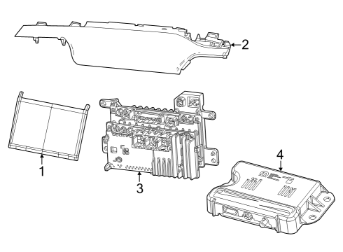 CONTROL-DISPLAY Diagram for 68375145AK