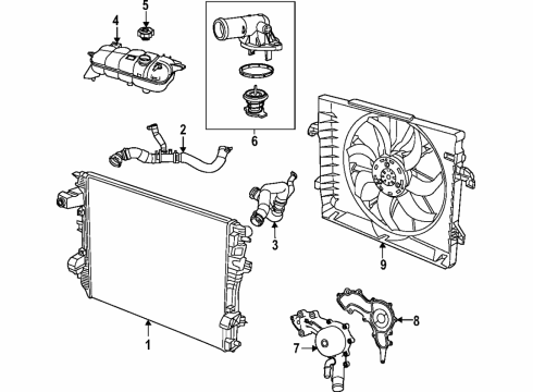 Active Shutter Grille Diagram for 68437500AC