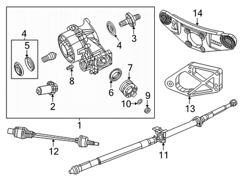 SHAFT-DRIVE Diagram for 68264549AE