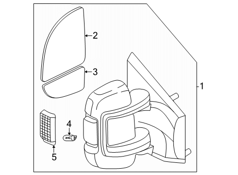 2024 Ram ProMaster EV Bulbs Diagram 3