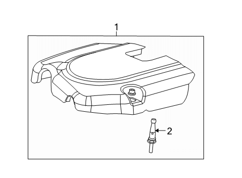 Engine Cover Diagram for 4593903AD