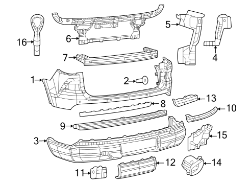 FASCIA-TAILPIPE Diagram for 7KJ27SZ0AA