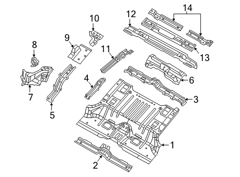 CROSSMEMB-REAR FRAME Diagram for 68565959AA