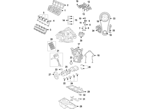 CYLINDER HEAD Diagram for 53011596AB