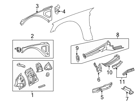 Inner Load Path Beam Diagram for 68043926AD