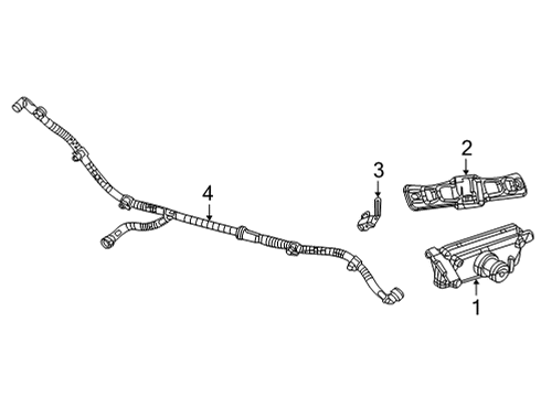Camera Bracket Diagram for 68426548AB