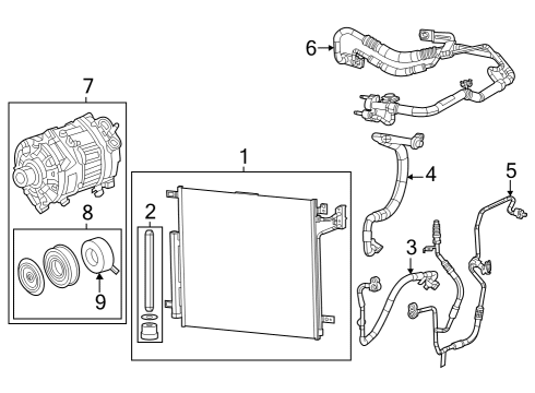A/C SUCTION AND LIQUID Diagram for 68381205AD