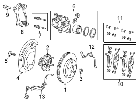 FRONT DISC BRAKE Diagram for 68518750AA