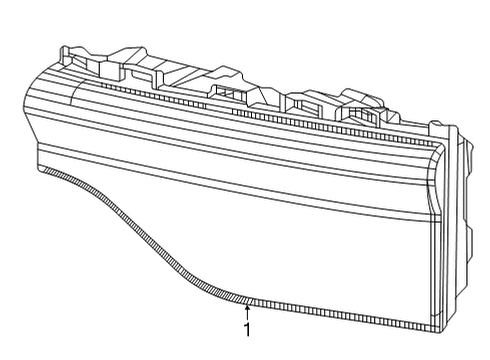 Liftgate Lamp Diagram for 68621170AA