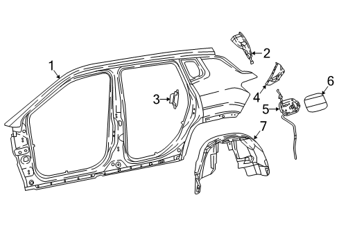 Tube-Fuel Filter Diagram for 68533564AA