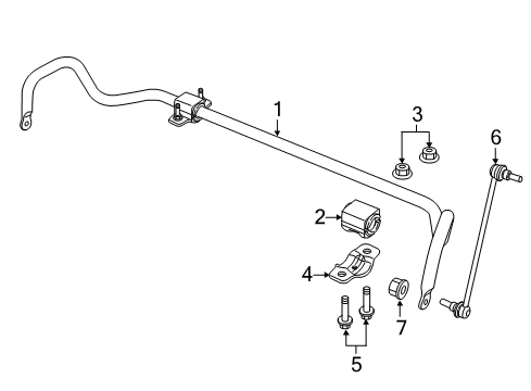 Nut-Hex Drive Diagram for 6511574AA