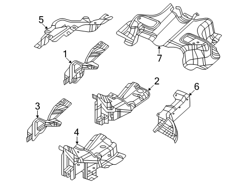 2023 Jeep Grand Cherokee Heat Shields Diagram 3