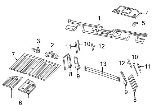 Illuminated Visor Diagram for 7SY00TX7AA