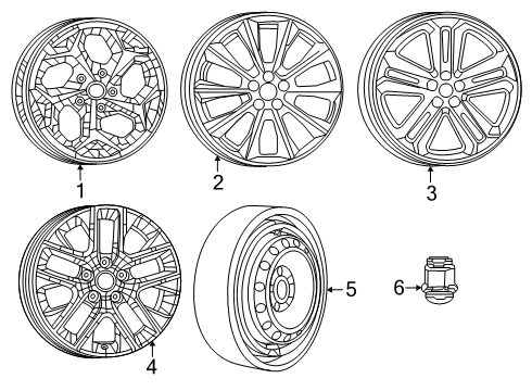 2021 Chrysler Pacifica Wheels Diagram 2