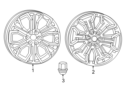 2025 Ram 1500 Wheels Diagram 3