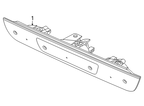 2025 Ram 1500 High Mount Lamps Diagram 2