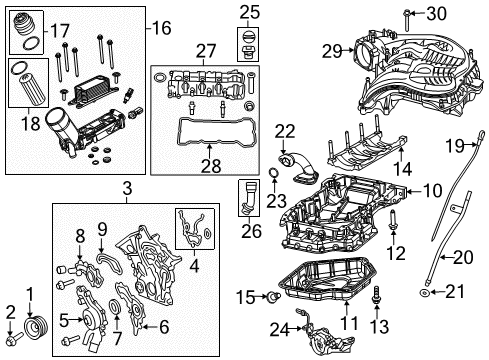 Intake Manifold Plenum Diagram for 4861867AI
