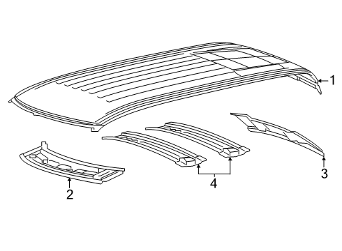 2025 Ram 1500 Roof & Components Diagram 3