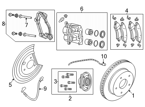 2025 Ram 1500 Front Brakes Diagram 3