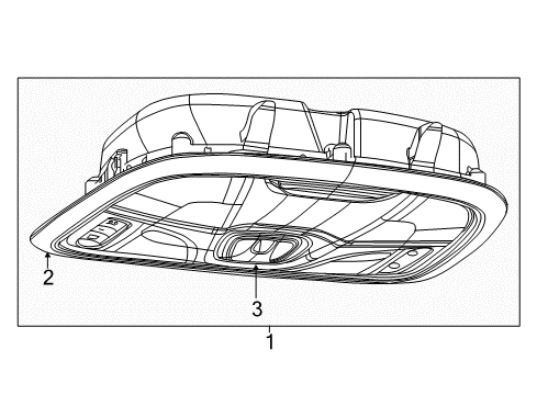 Overhead Console Diagram for 7RL60DX9AA