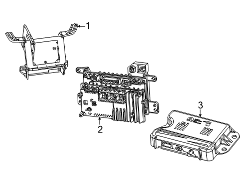 Multi Media Radio Diagram for 68426027AE