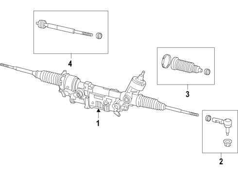 Rack And Pinion Diagram for 68526090AA