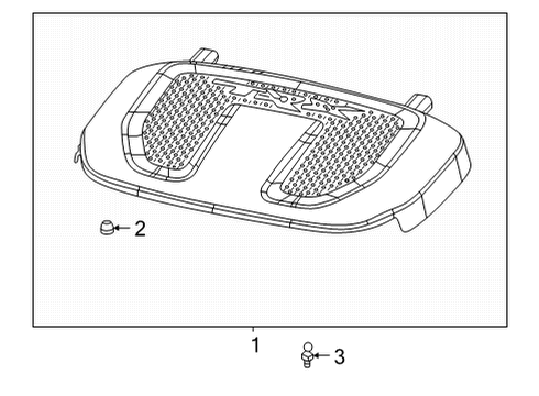 Engine Cover Diagram for 53011462AA