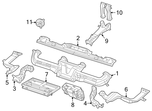 Duct-Adapter Diagram for 68530294AA