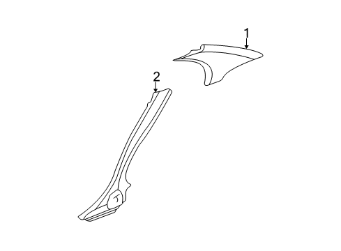 Quarter Trim Panel Diagram for PY85LAZAB