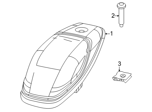 2023 Ram 3500 Roof Lamps Diagram 2