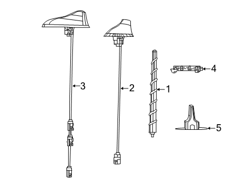 ANTENNA-MODULE Diagram for 68566866AA