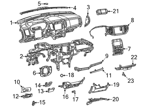 COVER-STEERING COLUMN Diagram for 7EH01DX9AB