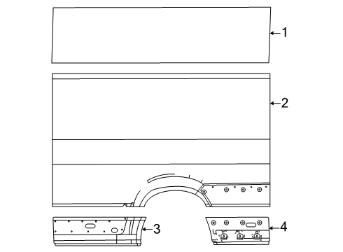 2025 Ram ProMaster EV Side Panel & Components Diagram 2