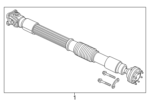 Drive Shaft Diagram for 68404468AB