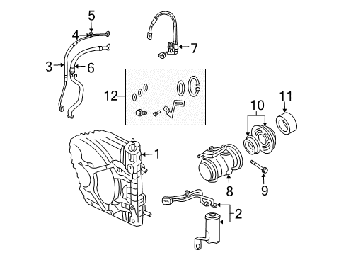 Air Conditioner Liquid Line Diagram for 5058002AE