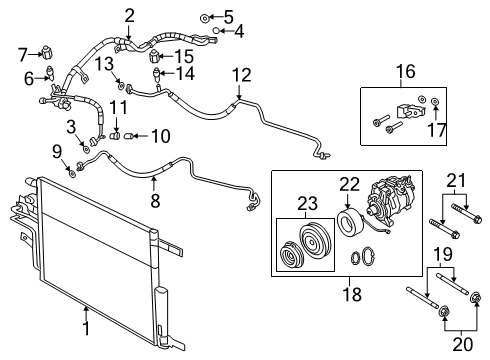 AIR CONDITIONING Diagram for 68477074AA