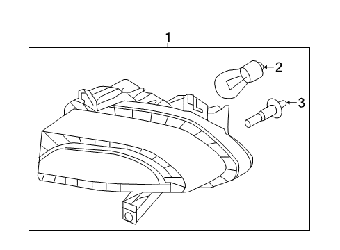 Park And Turn Signal Diagram for 68576374AA