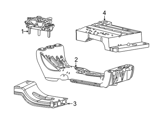 CROSSMEMB-Transmission Diagram for 68428577AA