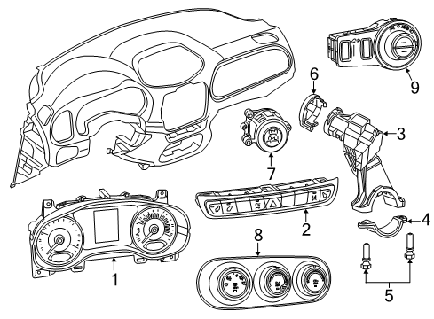 Air Conditioner And Heater Control Diagram for 7UW48LXHAA