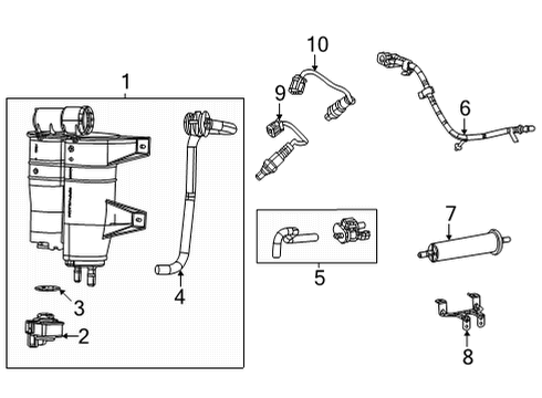 Tube-Vapor Diagram for 68424096AA
