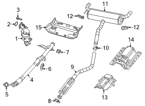 Exhaust Diagram for 68302554AC
