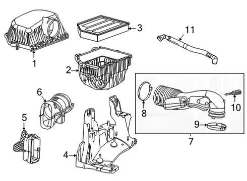 Clean Air Diagram for 68412476AA