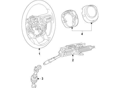 WHEEL-STEERING Diagram for 7RX32TRXAA
